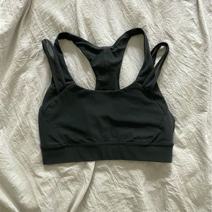 Lululemon Sports Bra Graphite Grey Size 6